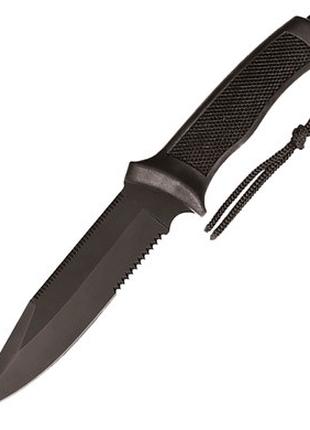 Нож боевой MIL-TEC Combat Черный