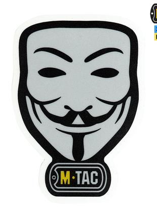M-Tac наклейка Anonymous світловідбиваюча Black