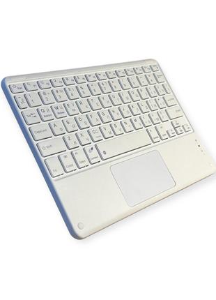 Беспроводная клавиатура Primo KB01 Bluetooth с тачпадом - White
