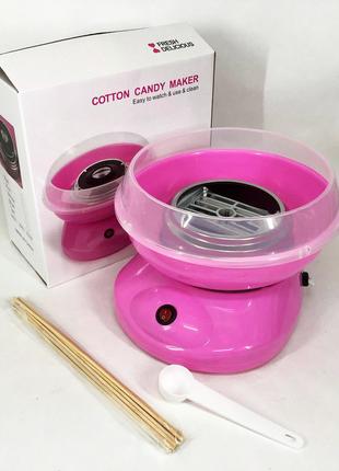 Апарат для солодкої вати Cotton Candy Maker. Колір: рожевий