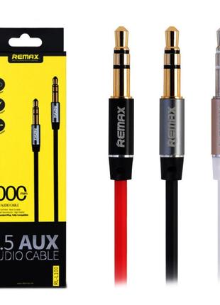 Audio кабель Remax AUX RM-L100 3.5 miniJack male to male 1.0м ...
