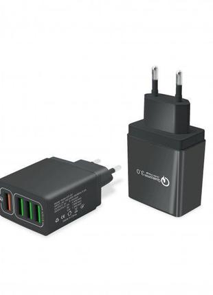 Cетевое зарядное устройство XoKo 4 USB 6.2A QC-405