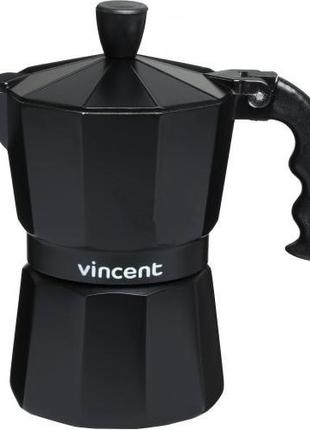 Гейзерная алюминиевая кофеварка на 3 чашки Vincent VC-1366-300
