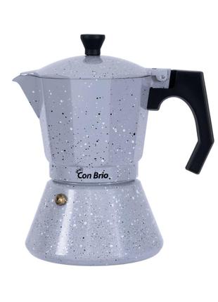 Гейзерная кофеварка на 6 чашек Con Brio СВ-6706