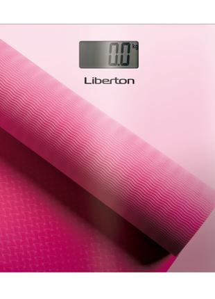 Весы напольные электронные Liberton LBS-0804 180 кг розовые