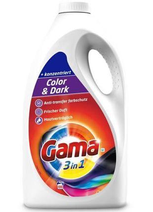 Гель для стирки цветных и темных тканей Gama Color and Dark 84...