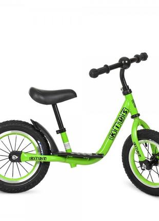 Детский беговел Profi Kids M-4067A-2 12 дюймов зеленый