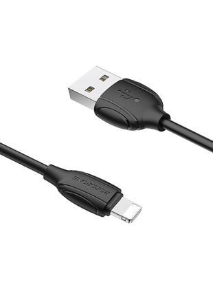 Кабель USB Borofone Lightning BX19-B 1 м черный