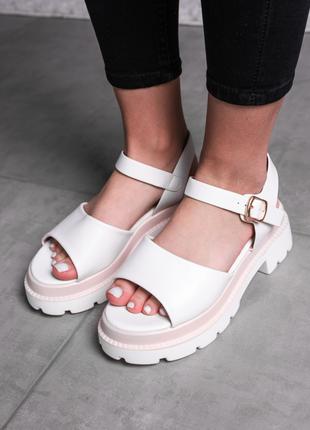 Женские сандалии Fashion Ellie 3659 39 размер 25 см Белый