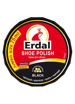 Крем для обуви черный 75 мл Shoe Polish Erdal 4001499160707