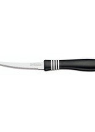 Нож Tramontina COR & COR для томатов, 127 мм, 2 шт, чёрная ручка
