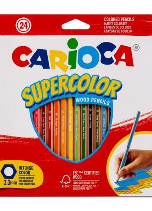 Набор цветных карандашей Carioca 43393 24 цвета