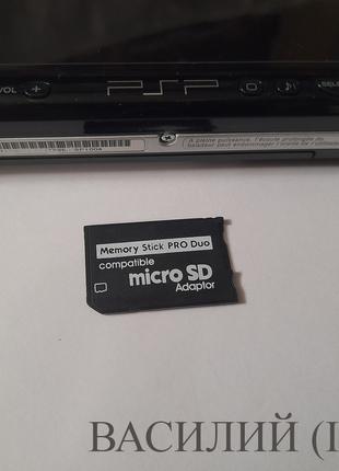 Перехідник адаптер на карту памяті micro SD Sony PSP Slim Fat псп