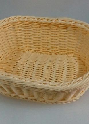 Плетенная корзинка для хлеба 250*200 мм пластик Empire М-9784