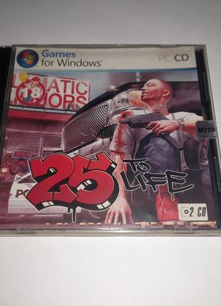 Диск 1 CD Игра 25 to Life ПК PC game