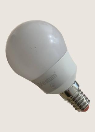 Светодиодная лампа LED Vestum G-45 E14 1-VS-1203 6 Вт