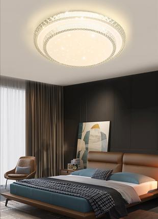 Светильник потолочный LED с пультом 27017 Белый 8х50х50 см.