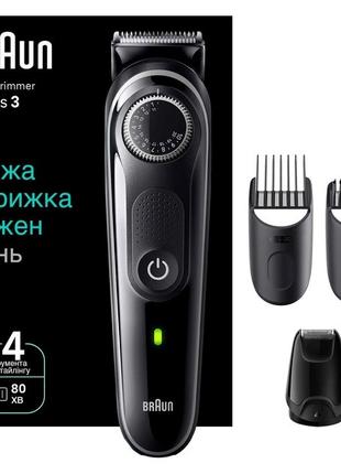 Триммер Braun Beard Trimmer BT3440 черный