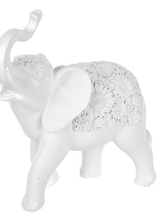 Фигурка декоративная Lefard Слон 192-149 20.5 см белая