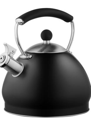Чайник со свистком Ardesto Black Mars AR-0748-KS 3 л
