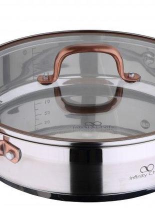 Сотейник с крышкой Bergner Infinity Chef Copper BGIC-3503 28 см