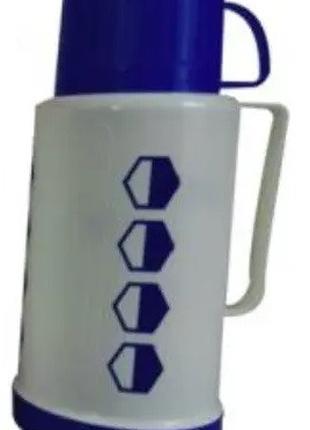 Термос питьевой с чашкой Frico FRU-256-Blue 1.2 л синий