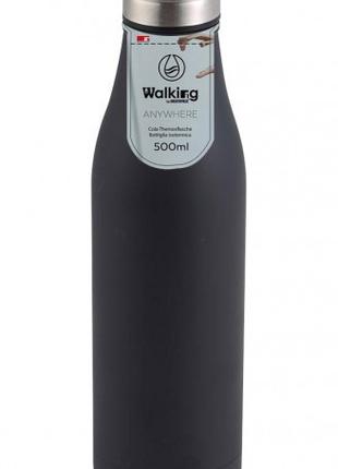 Термос-бутылка Bergner Walking anywhere BG-37560-MBK 500 мл че...