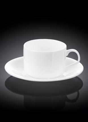 Чашка с блюдцем чайная Wilmax WL-993006 160 мл