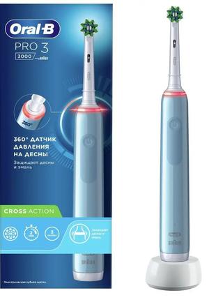 Электрическая зубная щетка Braun Oral-B PRO3 3000 Cross Action...