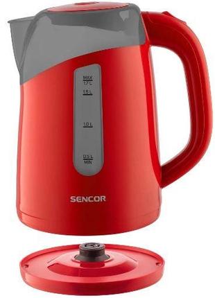 Електрочайник Sencor SWK-1704RD 1,7 л червоний