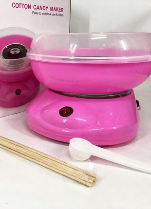 Апарат для солодкої вати Cotton Candy Maker. IM-439 Колір рожевий