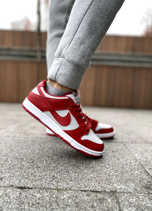 Nike SB Dunk red&white