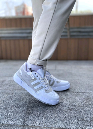 Adidas forum white&gray