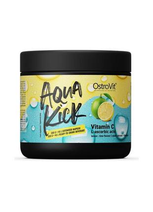 Витамин С Ostrovit Aqua Kick Vitamin C 300 g (Lemon-lime)