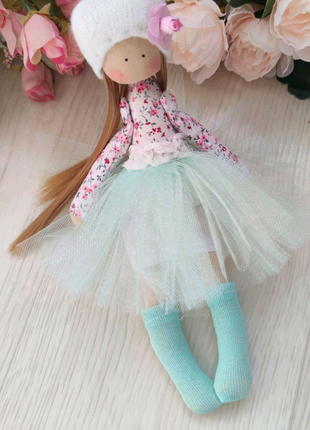 Текстильна лялька, лялька ручної роботи, балерина