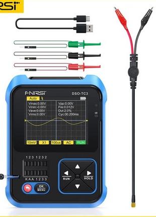 Осциллограф FNIRSI DSO-TC3 1кан 500кГц тестер и генератор сигнала