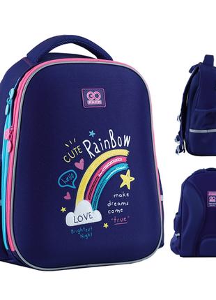 Рюкзак GoPack Education полукаркасный Cute Rainbow GO24-165M-1