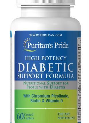 Поддержка при диабете Puritan's Pride Diabetic Support Formula...