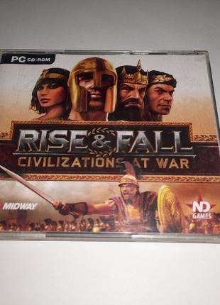 Диск игра CD ПК Rise and Fall Civilizations at War лицензия PC