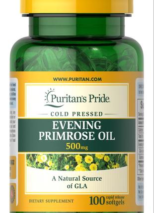 Масло примулы вечерней Puritan's Pride Evening Primrose Oil 50...