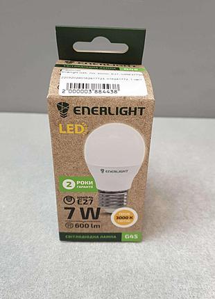 Лампочки Б/У Enerlight G45, 7W, 3000K, E27, G45E277SMDWFR