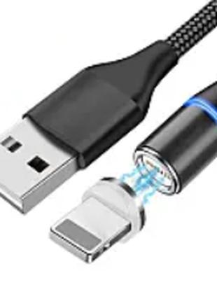 Кабель USB - Lightning магнитный тканевый