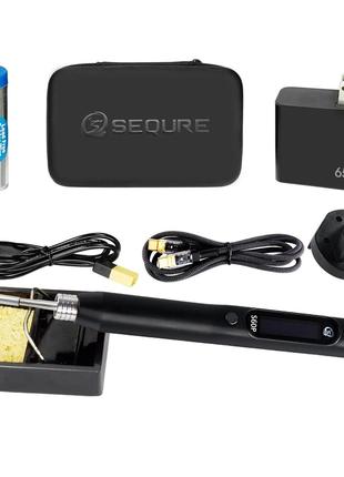Портативний паяльник Sequre S60P Kit з підтримкою PD, QC, DC, ...