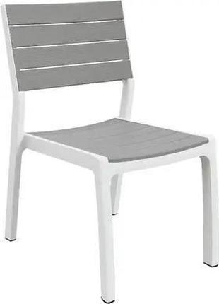 Садовий пластиковий стілець Keter Harmony Armchair 236053 сіро...