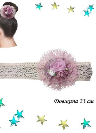 Твістер для гульки мереживо фіолетові Квіти Fashion довжина 23 см