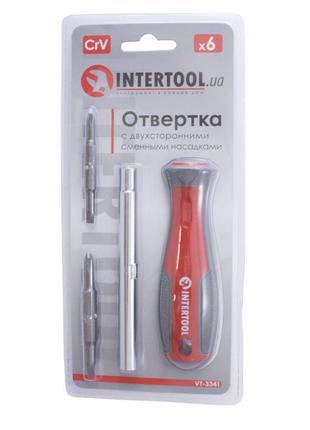 Отвертка Intertool - 6-в-1 Pro VT-3341