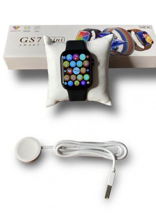 Часы Smart watch GS7 Mini (Черный, розовый)