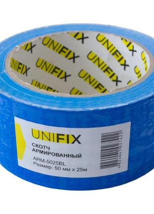 Лента армированная Unifix - 50 мм x 25 м синяя
