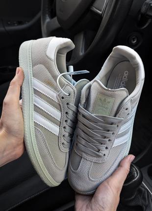 Женские кроссовки Adidas Samba OG Wonder White Linen Green