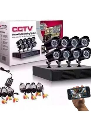 Система видеонаблюдения CCTV XVR-TO801N на 8 камер (4)